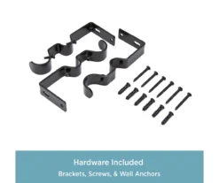 Kenney Mission 1" Adjustable Double Curtain Rod -Home Decor Store 810679571 A0 05