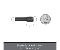 Kenney Fast Fit 4-Piece 7/16" Adjustable Tension Curtain Rod Set, (28"-48") -Home Decor Store 810679602 A0 03