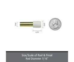 Kenney Fast Fit 4-Piece 7/16" Adjustable Tension Curtain Rod Set, (28"-48") -Home Decor Store 810679604 A0 03