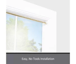 Kenney Fast Fit 4-Piece 7/16" Adjustable Tension Curtain Rod Set, (28"-48") -Home Decor Store 810679604 A0 06