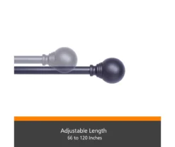 Kenney Dryden Fast Fit 5/8" Adjustable Curtain Rod -Home Decor Store 810679626 A0 04