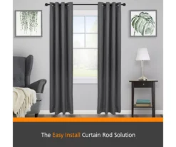 Kenney Dryden Fast Fit 5/8" Adjustable Curtain Rod -Home Decor Store 810679627 A0 02